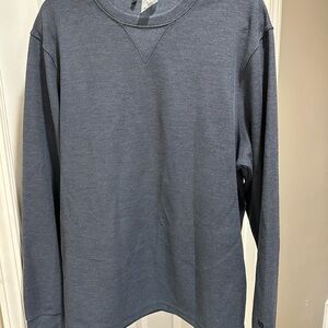 Gray Long Sleeve Crewneck Shirt
